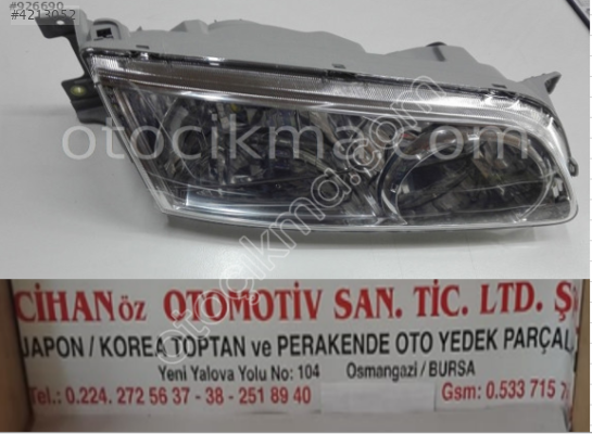 Hyundai Starex Minibüs Sağ-SOL Far 2003 Sonrası - 921024A510,