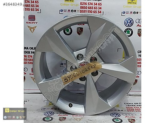 AUDİ A3 2021-2024 ORJİNAL ÇIKMA JANT OEM 8Y0601025 ÇIKMA SÖKME