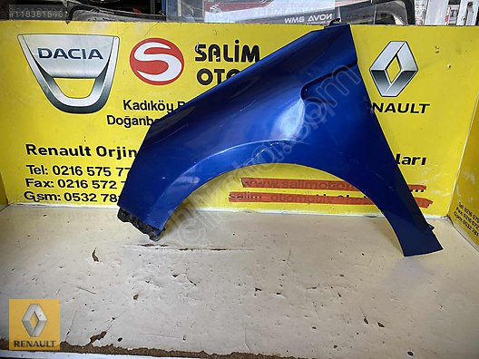 RENAULT CLIO 5 ÇIKMA ORJİNAL SOL ÇAMURLUK VE DİĞER PARÇALARI