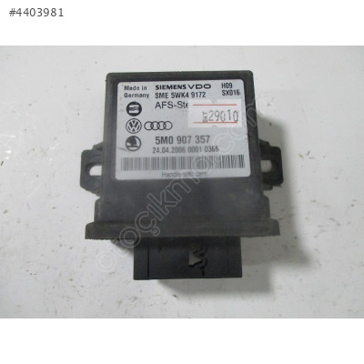 Audi Volkswagen Seat Far Ayar kontrol Beyni 5M0907357 5WK49172