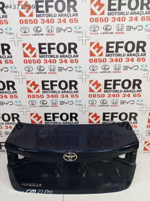 TOYOTA COROLLA BAGAJ KAPAĞI ÇIKMA ORJİNAL YEDEK PARÇA