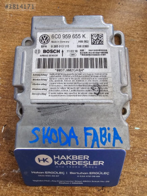 SKODA FABİA MOTOR BEYNİ 6C0 959 655 k