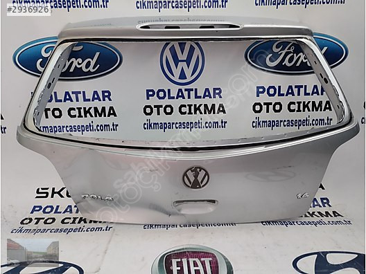 Volkswagen Polo bagaj kapağı orijinal göçük hasarlı gri