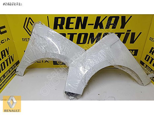 Renault Clio 5 Beyaz Sol Ön Çamurluk - Orjinal Çıkma Renkay O