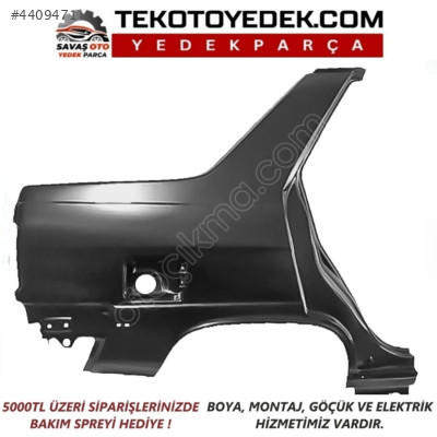 R9 ARKA ÇAMURLUK SAĞ SOL 1998 VE ÜZERİ / KAMPANYA