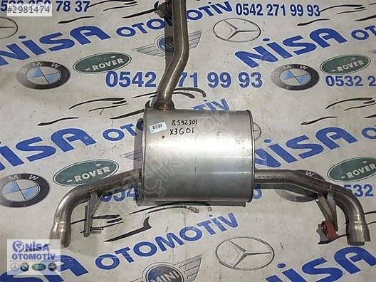 BMW X3 SERİSİ KASA EGZOZ KOMPLE ORJ ÇIKMA 183085923021