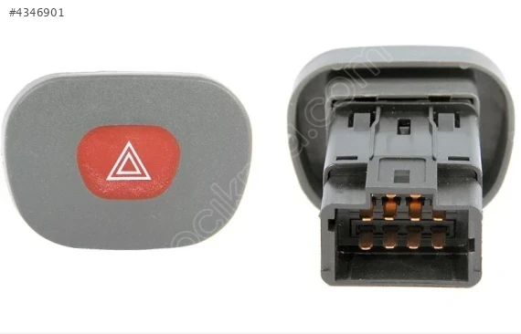 Clio 2-II Symbol Dörtlü Flaşör Düğmesi Butonu 7700421820