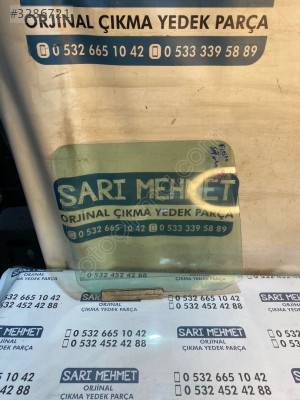 ÇIKMA FORD FİESTA 1998 SAĞ ARKA KAPI CAMI
