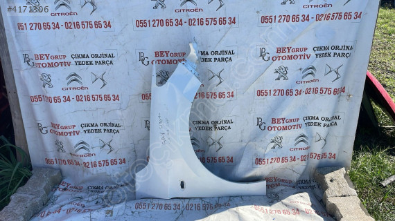 PEUGEOT 301 SAĞ ÖN ÇAMURLUK ORİJİNAL ÇIKMA YEDEK PARÇA