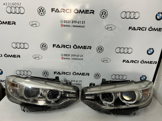 BMW 4 SERİSİ F32 SAĞ SOL ÖN FAR ORJİNAL HATASIZ OEM:63117377844