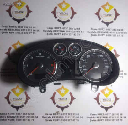 AUDI A3 CIKMA GOSTERGE SAATI 8P0920982J