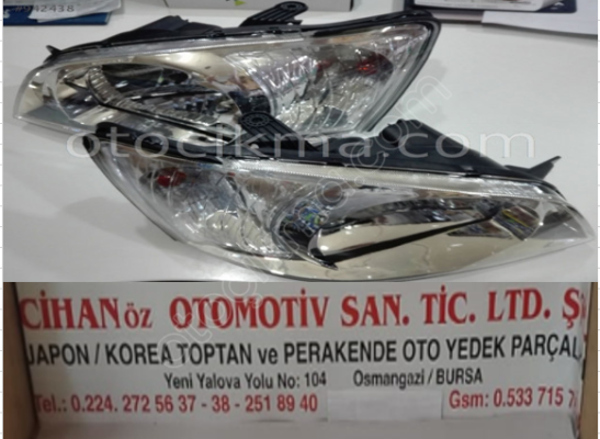 HYUNDAI GETZ MOTORLU FAR SAĞ SOL 2003-2006
