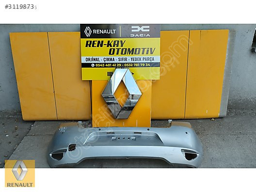 RENAULT CLİO 3 HB ARKA TAMPON ÇIKMA ORJ PARÇA 2009-12 RENKAY OTO