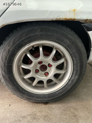 OPEL ASTRA F JANT LASTİK TAKIM LASTİK GOODYEAR TEMİZ