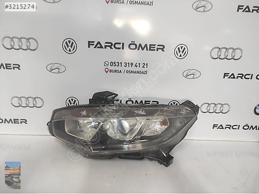 HONDA CİVİC FC5 SOL FAR ORJİNAL HATASIZ