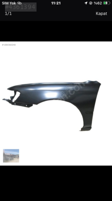 Toyota corolla sol çamurluk