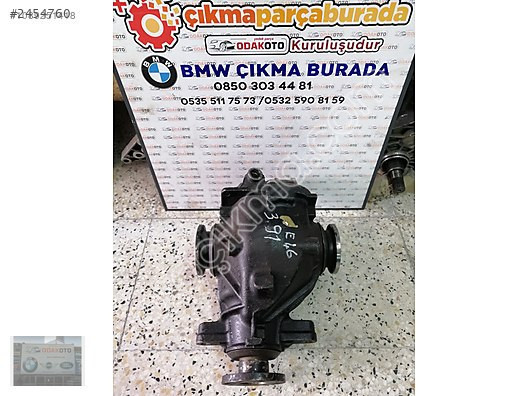 BMW E46 3.30D (3.73/3.91) Çıkma Defransiyel Arka Temiz