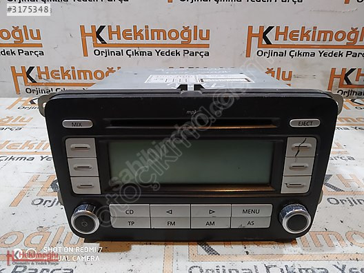 VW CADDY GOLF JETTA MULTİMEDYA TEYP 1K0 035 186 AD, 7 646 281 36