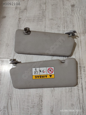 RENAULT FLUENCE GÜNEŞLİK SAG SOL ÇİKMA ORJİNAL