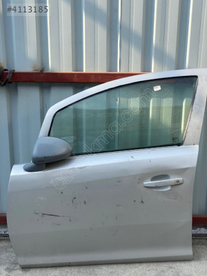 Opel Corsa D Kapı Sol Ön Gümüş Gri Hatasız