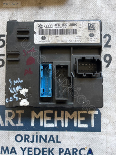 ÇIKMA AUDI A6 4F0 907 289K 4F0907289K KONFOR KONTROL MODÜLÜ