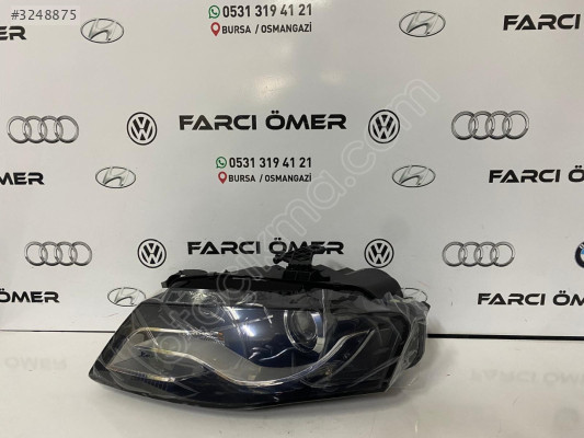 AUDİ A4 SOL ÖN FAR LEDLİ MERCEKLİ XENON SIFIR