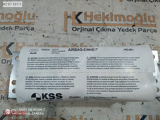 AUDİ A4 A5 Q5 YOLCU AİRBAG 0589-P1-000100, 810.880.704 H HAVA YA