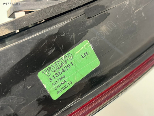 31364291 VOLVO S80 SOL STOP 2014-2016