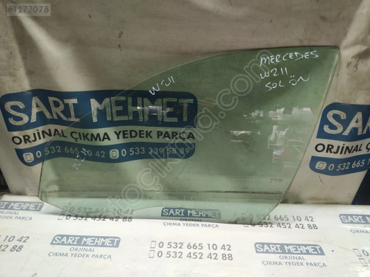 ÇIKMA MERCEDES E-CLASS W211 SOL ÖN KAPI CAMI 43R-00346