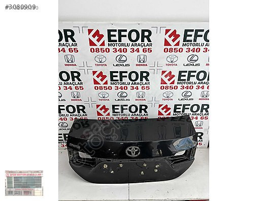 TOYOTA COROLLA BAGAJ KAPAĞI ÇIKMA ORJİNAL YEDEK PARÇA 13-18