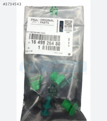Peugeot 208 1649826480 ön tampon tespit malzemesi
