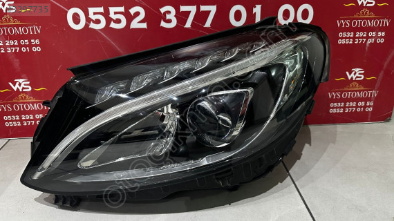 2014-2018 Mercedes C Serisi w205 C180-C200 Sol Ön Far A2059062504