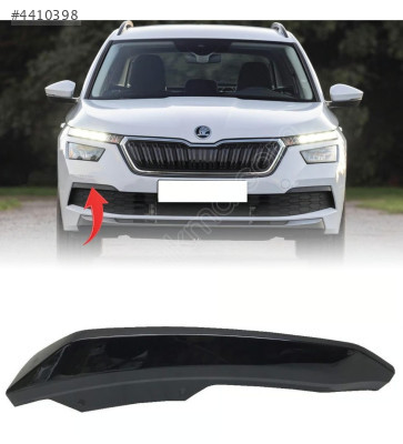 657807008 SCALA-KAMİQ 2019-2023 TAMPON KAPAGI ÖN SAG PARLAK SİYAH