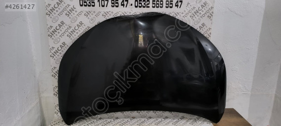 SİNCAR OTODAN TOYOTA COROLLA 2013 2018 ÖN KAPUT ÇIKMA ORJİNAL