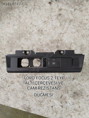 FORD FOCUS 2 ORJİNAL TEYP ALTI ÇERÇEVE VE CAM REZİSTANS DÜĞMESİ