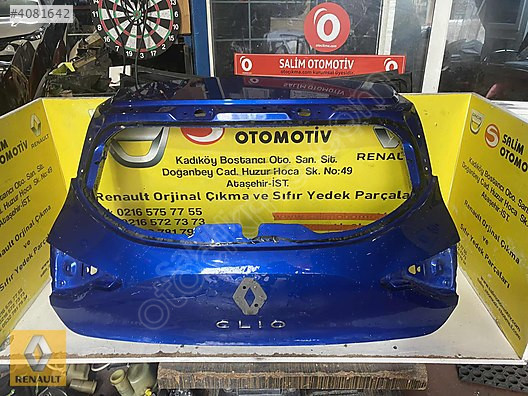 RENAULT CLIO 5 ÇIKMA ORJİNAL BAGAJ KAPAĞI VE DİĞER PARÇALARI