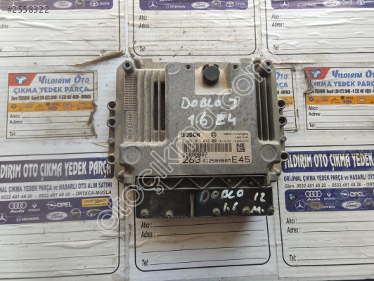 FİAT DOBLO 1.6 E4 MOTOR BEYNİ 0281017012