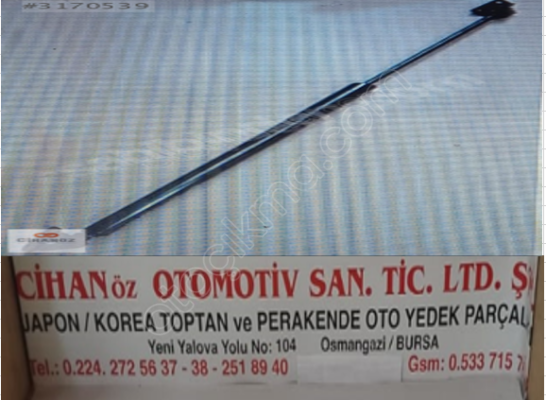 Hyundai H100 Panelvan Bagaj Amortisör Seti - İndirimli Fiyat!