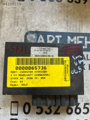 ÇIKMA SKODA OCTAVİA 1C0 962 258 J 1C0962258J KONFOR BEYNİ