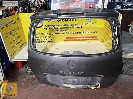 RENAULT SCENİC ÇIKMA ORJİNAL BAGAJ KAPAĞI VE DİĞER PARÇALARI
