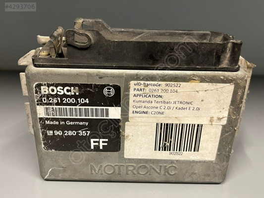 OPEL ASTRA MOTOR BEYNİ ORJİNAL 90280357