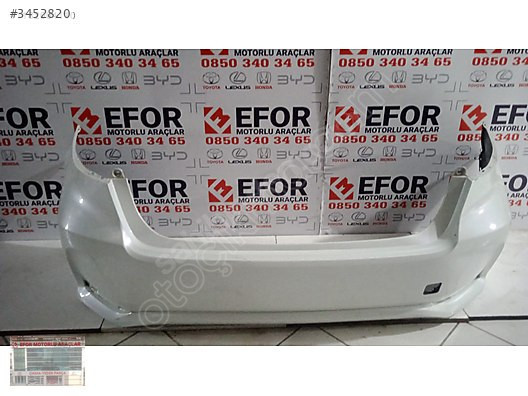 TOYOTA COROLLA ORJİNAL ÇIKMA ARKA TAMPON 22-24