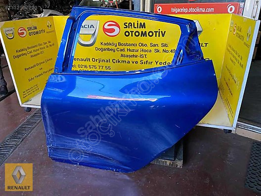 RENAULT CLIO 5 ÇIKMA ORJİNAL SOL ARKA KAPI VE DİĞER PARÇALARI