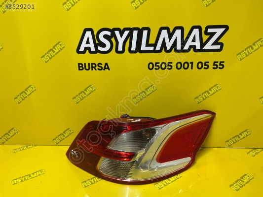 PEUGEOT 301 SAĞ STOP (ORJİNAL HATASIZ) - 9674807880
