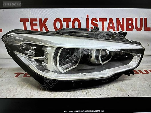 BMW 1 SERİ F20 LCI KASA MAKYAJLI SAĞ FAR