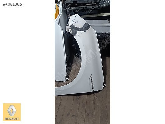 RENAULT MEGANE 4 ÇIKMA ORJİNAL BEYAZ SOL ÖN ÇAMURLUK VE DİGERLER