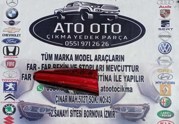 AUDİ A6 ORJİNAL CIKMA SOL İÇ STOP B