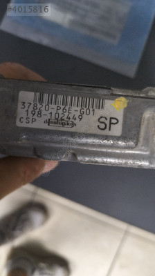 37820-p6e-g01 Honda Civic  motor beyni