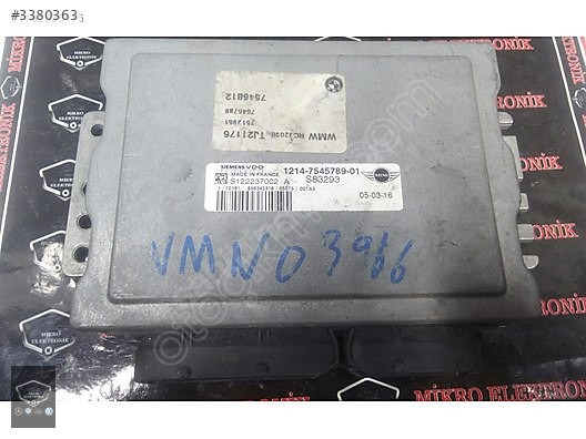 MİNİ COOPER ONE 1.6 MOTOR BEYNİ S122237002 A 1214-7545789-01
