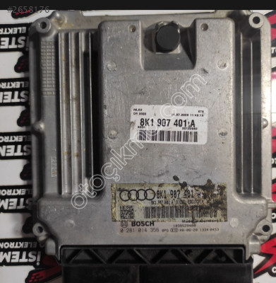 8K1907401H 8K1907401A 0281015894 EDC17CP14 AUDİ A4 MOTOR BEYNİ